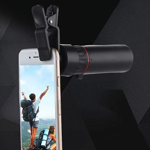 2000x25 HD Monocular Telescope Mini Portable Mobile Phone Telescope With Holder Outdoor Camping Hunting Birdwatching Telescopes