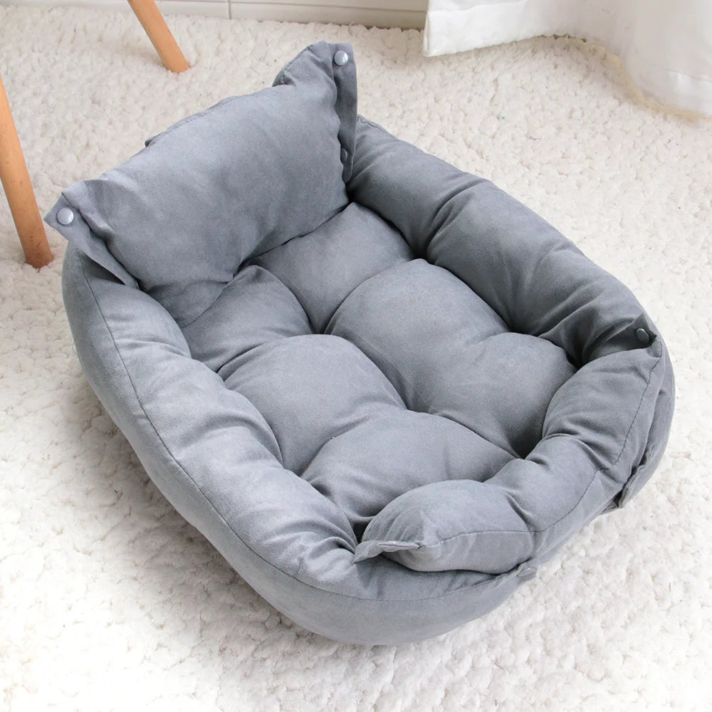 CozyNest 3-in-1 Dog & Cat Bed Mat - The Ultimate Comfort Haven