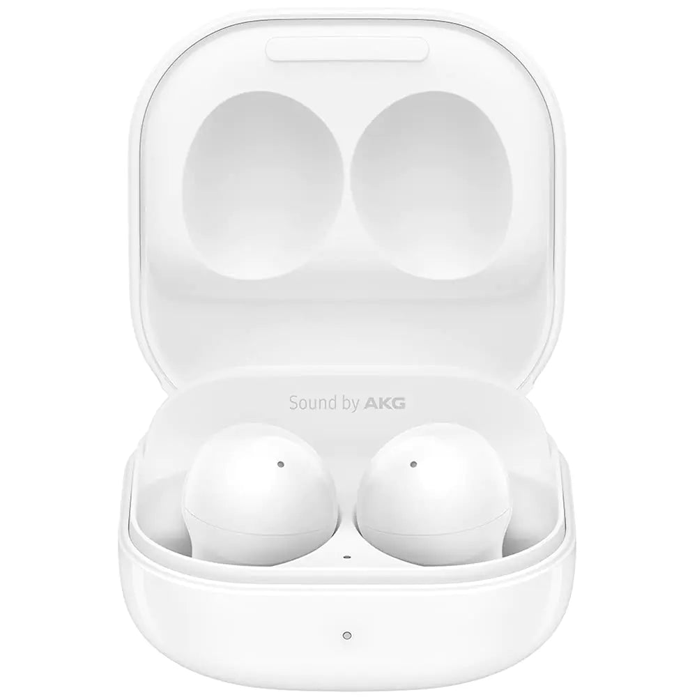SAMSUNG Galaxy Buds2 True Wireless Earbuds Noise Cancelling Ambient Sound Bluetooth Lightweight Comfort Fit Touch Control International Version (White) (Renewed)