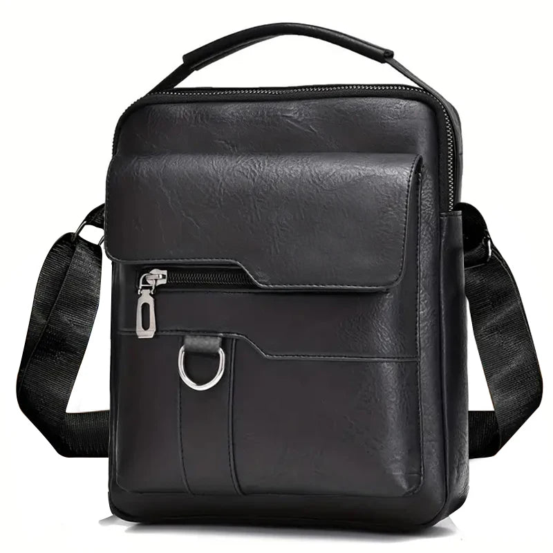 Men's New Shoulder Bag, Crossbody Bag For Men Messenger Bag Handbag, PU Leather Purse Messenger Crossbody Bags Casual New Product With Card Bag, PU Material With Card Holder Wallet