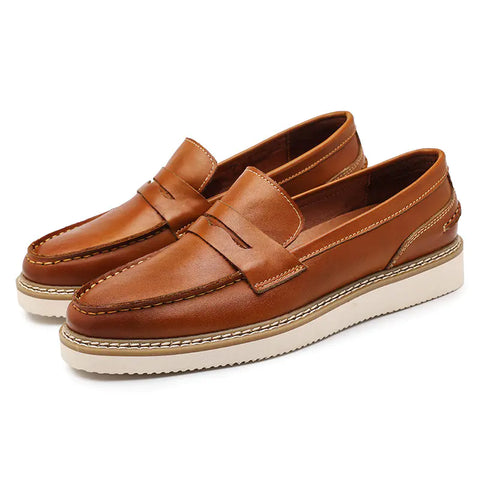 Men's Top Layer Cowhide Leather Footwear