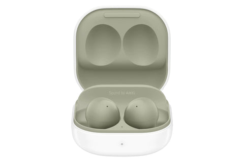 SAMSUNG Galaxy Buds 2 True Wireless Bluetooth Earbuds Noise Cancelling Comfort Fit In Ear Auto Switch Audio Long Battery Life Touch Control Olive Green [US Version 1Yr Manufacturer Warranty]