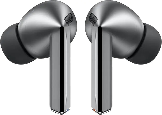 SAMSUNG Galaxy Buds 3 Pro AI True Wireless Bluetooth Earbuds Noise Cancelling Sound Optimization Real-Time Interpreter Redesigned Comfort Fit Latin American Version (Silver)