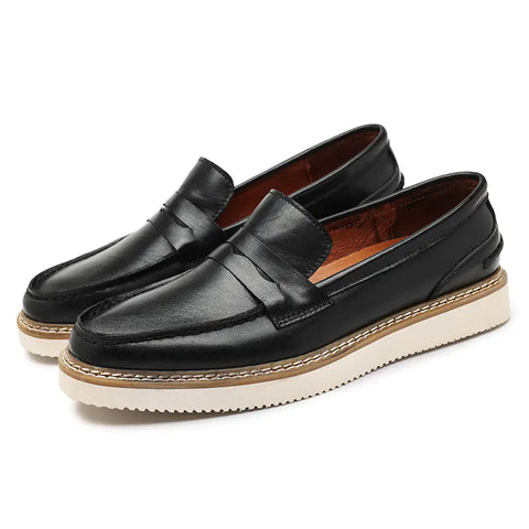 Men's Top Layer Cowhide Leather Footwear